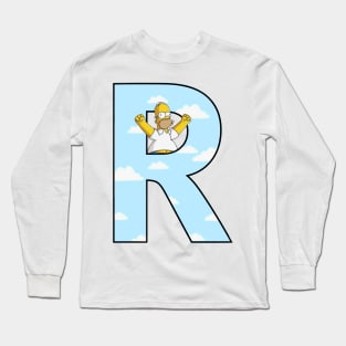 Simpsons letter Long Sleeve T-Shirt